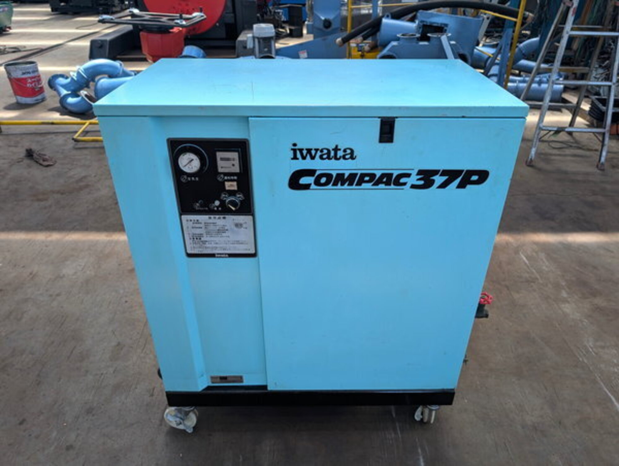 3.7kwコンプレッサー 岩田塗装機工業 COMPAC37P 中古販売詳細【#422420
