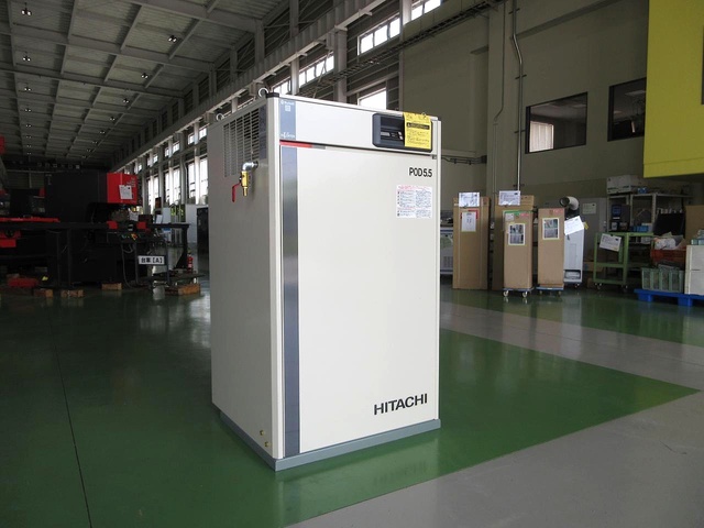 日立産機システム POD-5.5VNB 5.5kwコンプレッサー