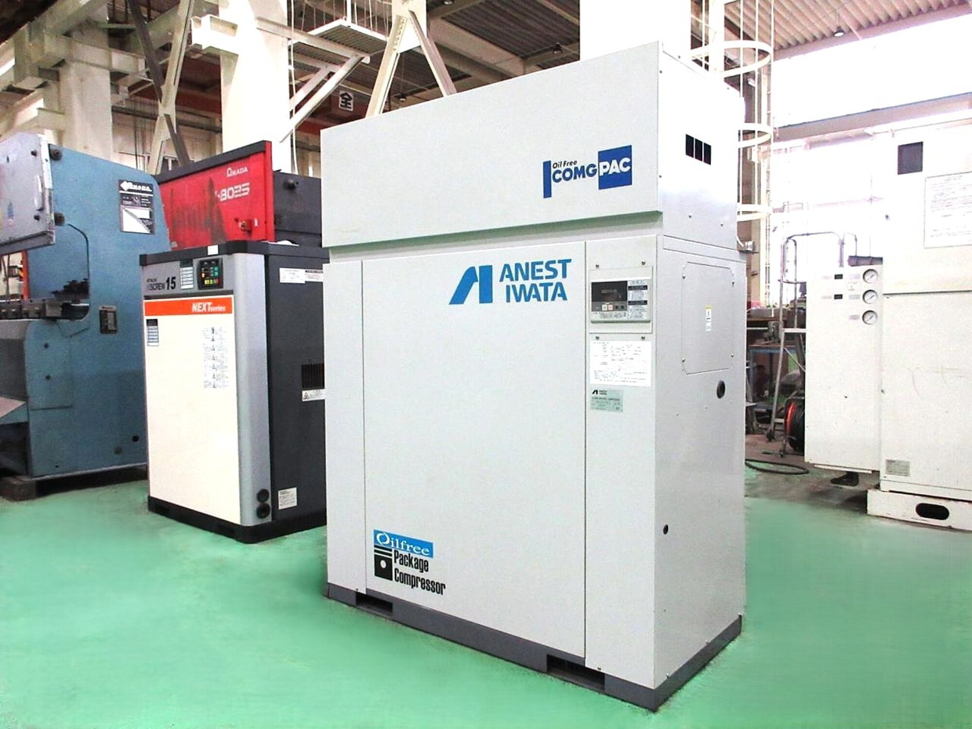 5.5kwコンプレッサー アネスト岩田 MCFP55CF14D-S1 中古販売詳細
