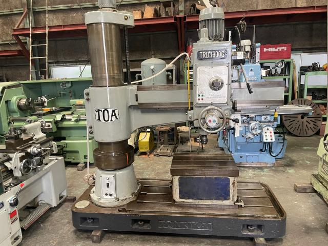 東亜機械製作所 TRD-1300G 1300mmラジアルボール盤 中古販売詳細
