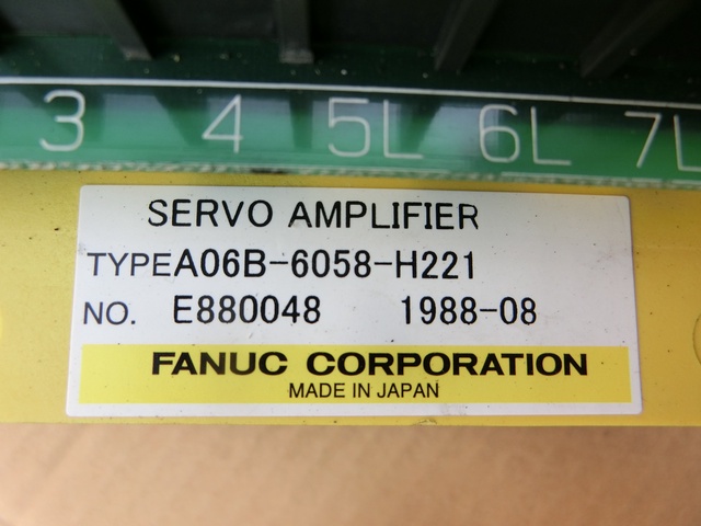 ファナック A06B-6058-H221 サーボアンプ 中古販売詳細【#222639