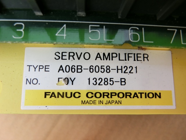ファナック A06B-6058-H221 サーボアンプ 中古販売詳細【#222639