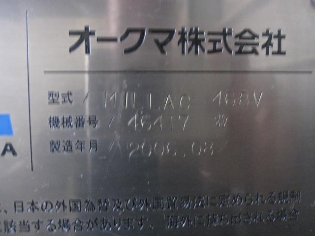 オークマ MILLAC-468V 立マシニング(BT40)