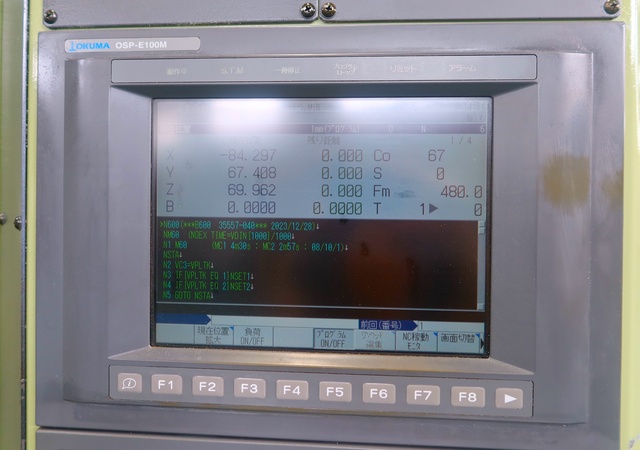 オークマ MA-400HA 横マシニング(BT40)