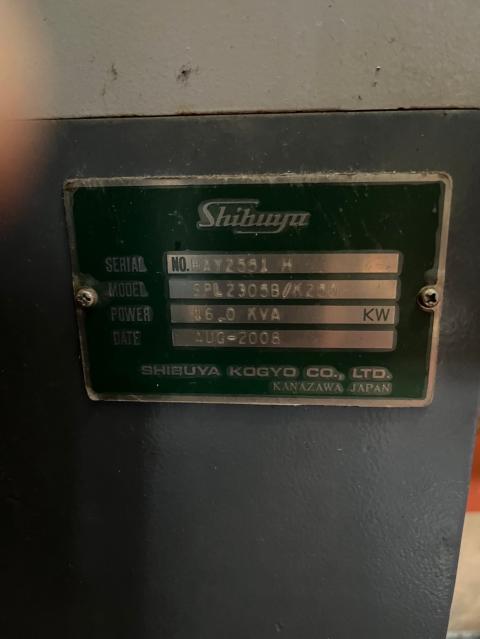 澁谷工業 SPL2305B/K250 CO2レーザー加工機