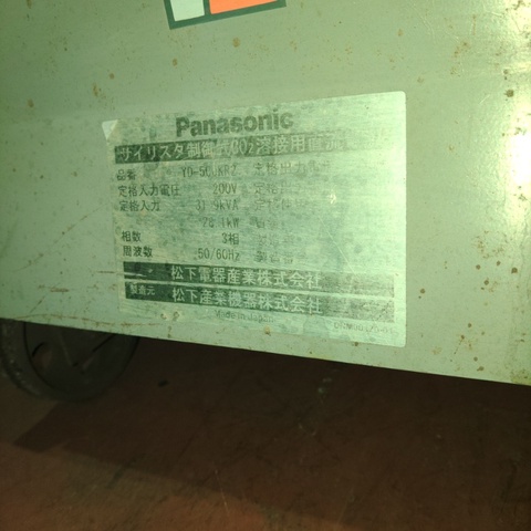 パナソニック YD-500KR2 半自動溶接機
