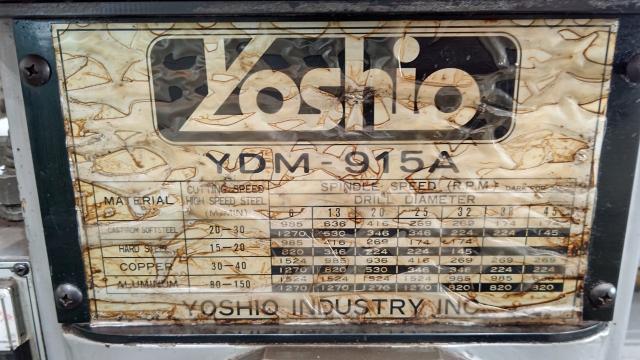 ヨシオ工業 YDM-915A 915mmラジアルボール盤