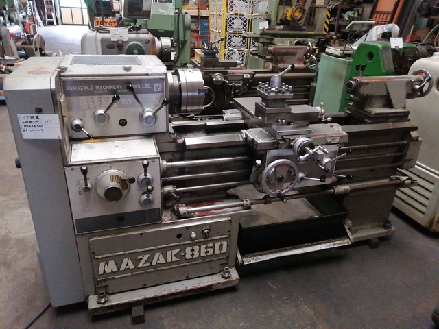 山崎鉄工所 MAZAK-860 6尺旋盤