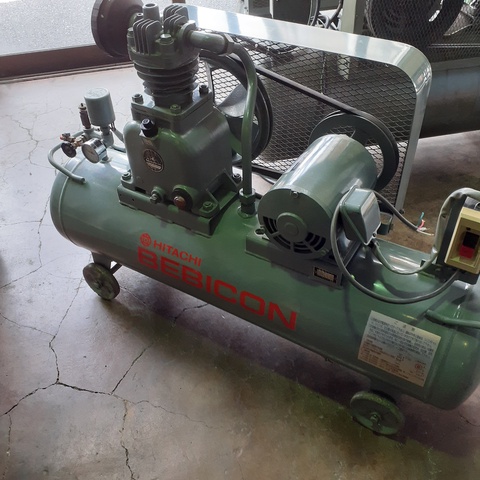 日立 HITACHI 1.5P-9.5V 1.5kwコンプレッサー