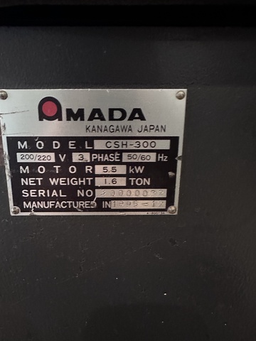 アマダ CSH-300 コーナーシャー