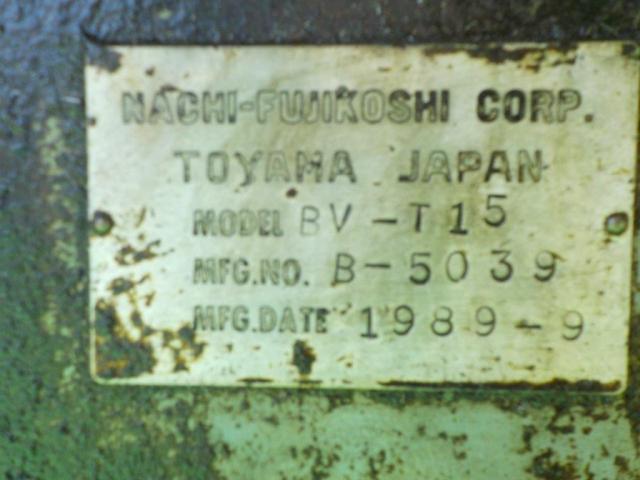 不二越 Nachi BV-T15-14AL ブローチ盤(テーブル移動式)