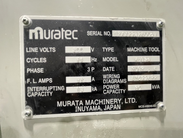 村田機械 Muratec MW-120 NC平行2主軸型旋盤