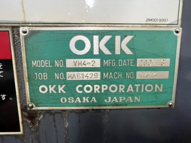 OKK VM4-2 立マシニング