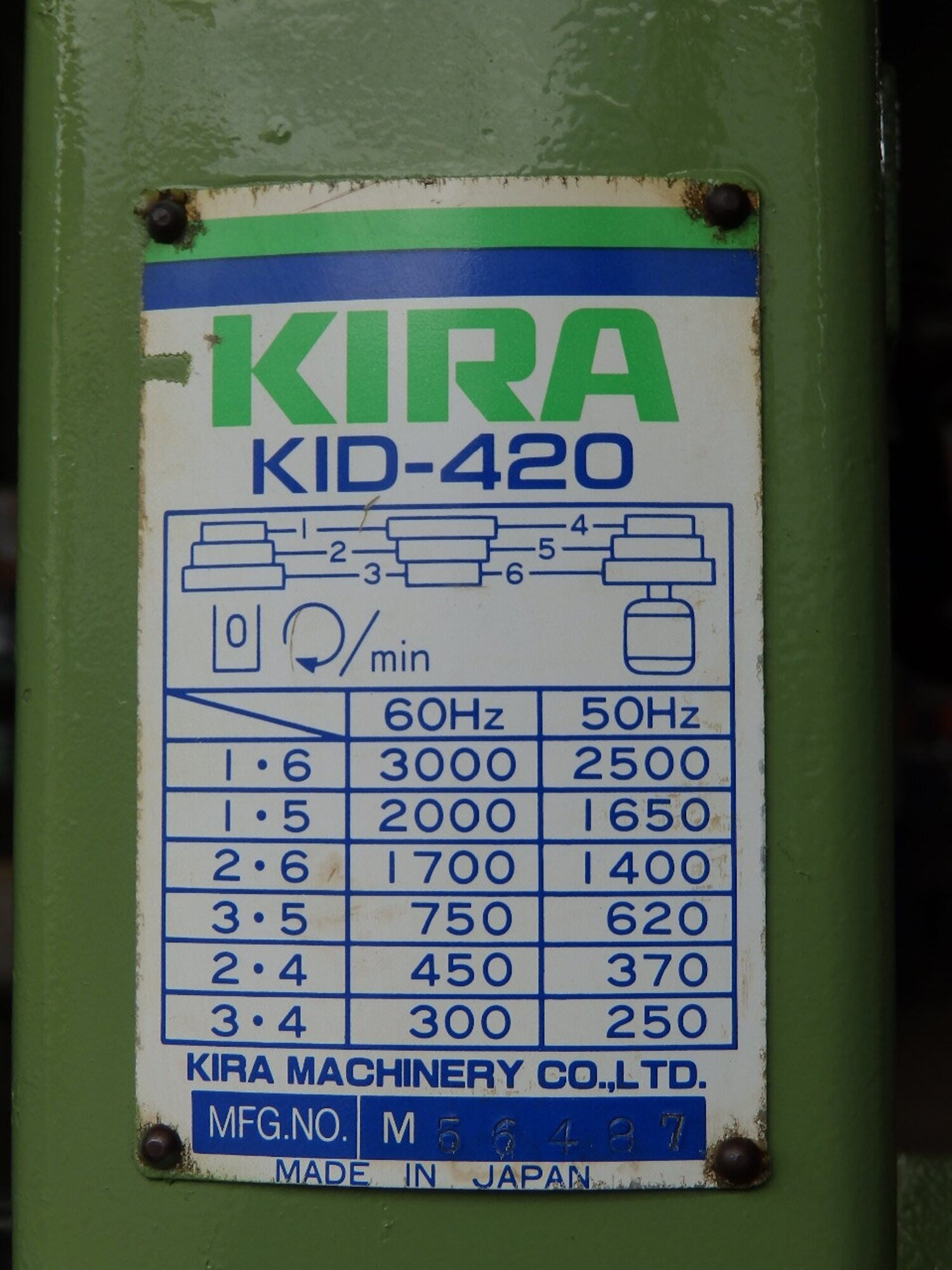 卓上ボール盤 キラコーポレーション KID-420 中古販売詳細【#408527 