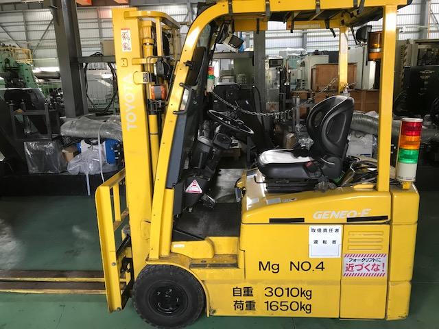1.65Tフォークリフト トヨタ 7FBE18 中古販売詳細【#315838】 | 中古