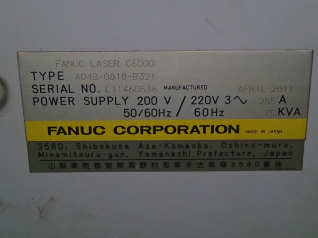 ファナック LACER C6000 レーザー発振器