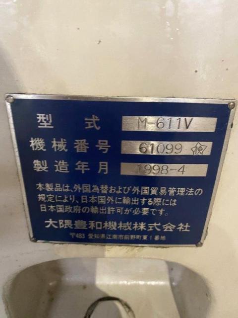 大隈豊和機械 MILLAC-611V 立マシニング(BT50)