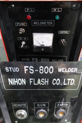 日本フラッシュ FS-800 スタッド溶接機