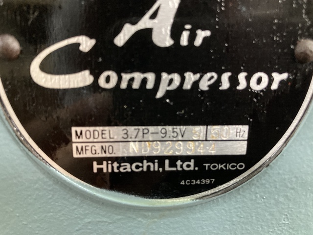 日立 HITACHI 3.7P-9.5V5 3.7kwコンプレッサー