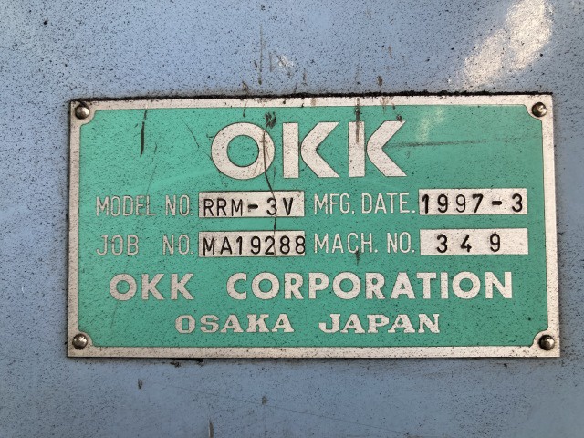 OKK RRM-3V NC立フライス