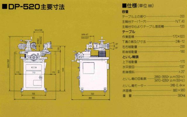 伊藤製作所 DP-520 工具研削盤