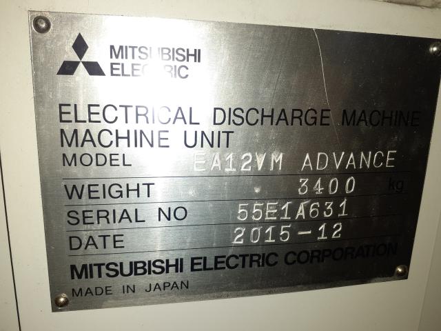 三菱電機 EA12VM ADVANCE 放電加工機