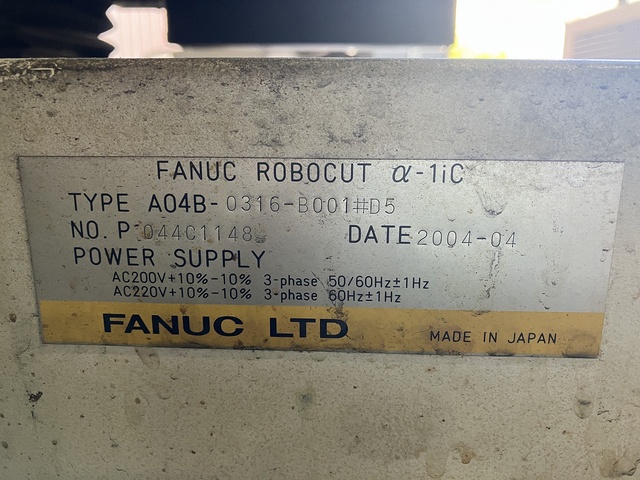 ファナック α-1iC ワイヤーカット