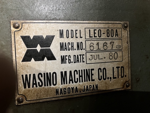 ワシノ機械 LEO-80A 6尺旋盤