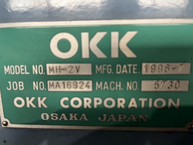 OKK MH-2V ベッド型立フライス