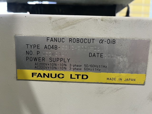 ファナック α-0iB ワイヤ放電加工機