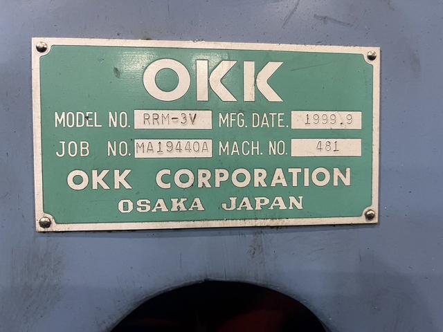 OKK RRM-3V NC立フライス