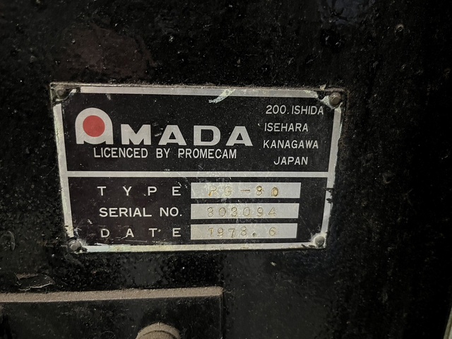 アマダ RG-80 2.5m油圧プレスブレーキ