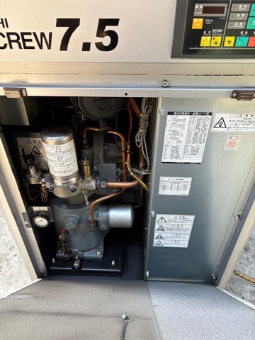 日立産機システム OSP-7.5M6AN 7.5kwスクリューコンプレッサー