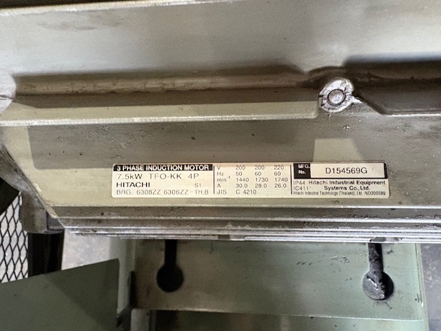 日立 HITACHI 7.5P-9.5VA6 7.5kwコンプレッサー