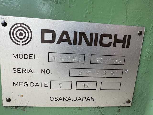 大日金属工業 DLG-SHB63×150 9尺旋盤