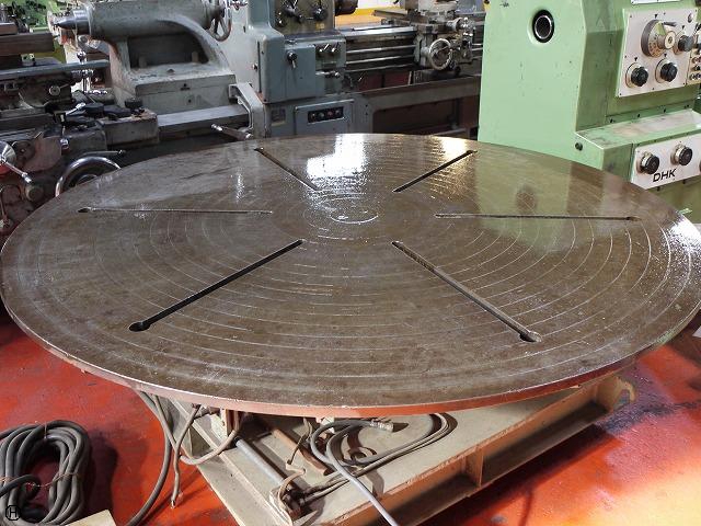 北越鉄工 テーブル2000mm 回転テーブル