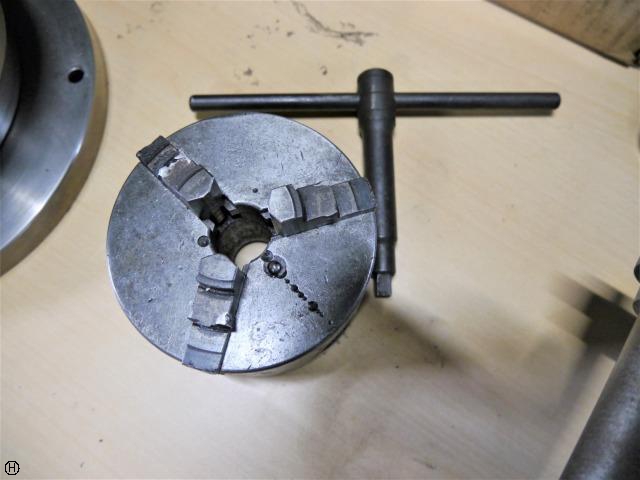 北川鉄工所 φ110 3爪スクロールチャック