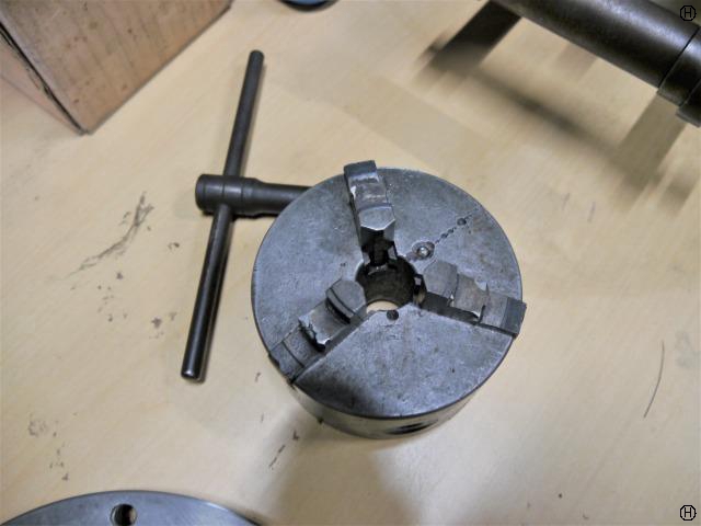 北川鉄工所 φ110 3爪スクロールチャック