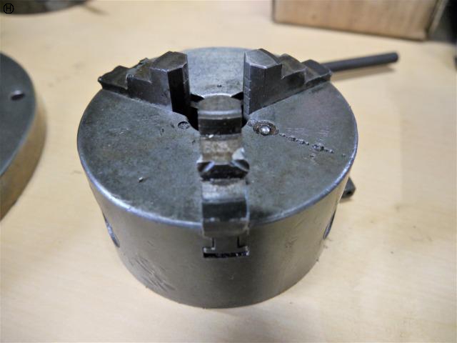 北川鉄工所 φ110 3爪スクロールチャック