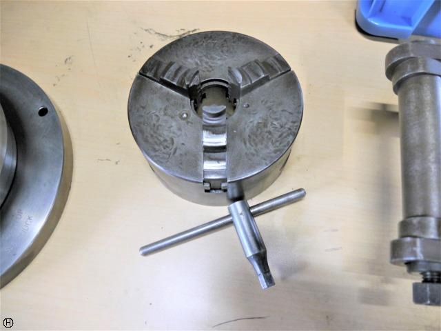 北川鉄工所 φ130 3爪スクロールチャック