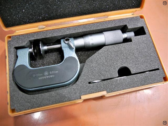ミツトヨ 0-25mm 外側マイクロメーター