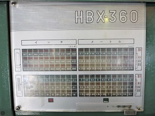 大阪工作所 HBX-360 7尺旋盤