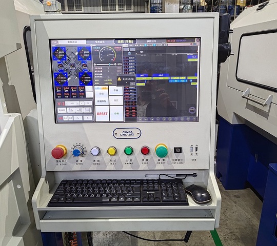 新達機械 CNC-25X CNCスプリングフォーミングマシン
