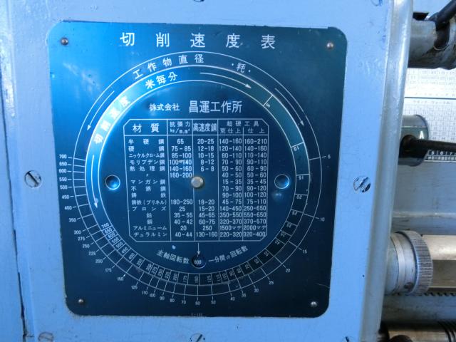 昌運工作所 ST 7尺旋盤