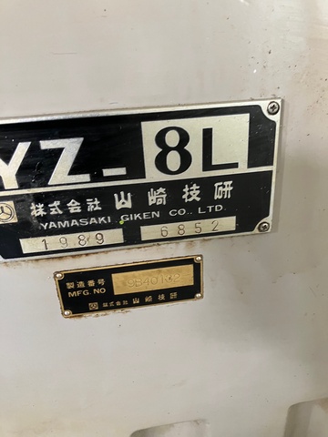 山崎技研 YZ-8L ベッド型立フライス