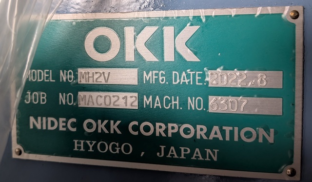 ニデックオーケーケー MH2V(新品未使用) ベット型立フライス