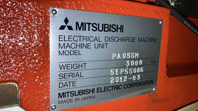 三菱電機 PA05SM ワイヤ放電加工機