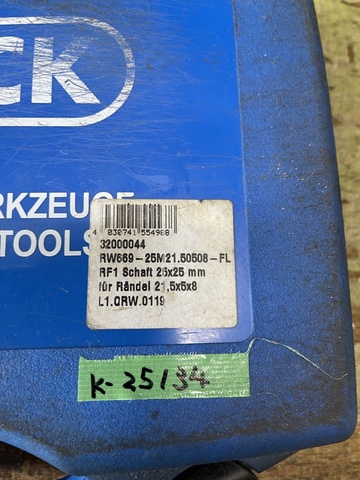 MILLER INNSBRUCK A2/B2 25×25 切削ローレットホルダー