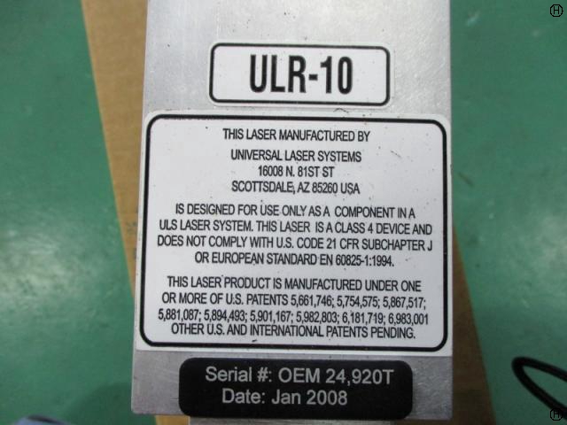 ユニバーサルレーザシステムズ ULR-10 CO2レーザーマーカー