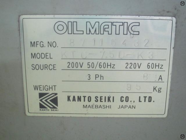 関東精機 KTC-7.5D-K3 温調器